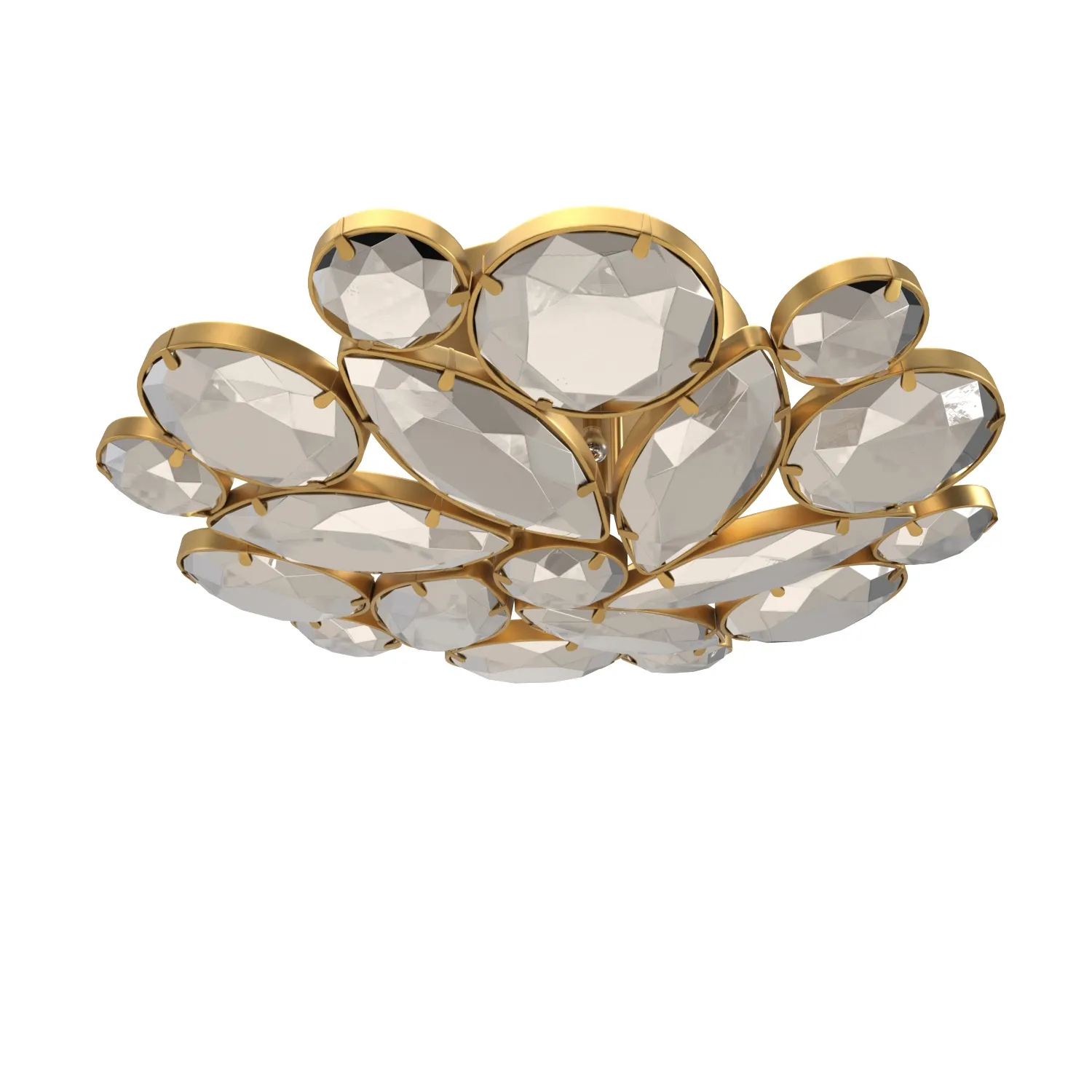 Lloyd Medium Round Flush Mount PBR 3D Model_04